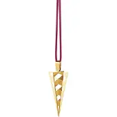 Georg Jensen CC 2025 Strut joulukoriste, 18K kultapinnoite