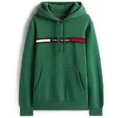 Tommy Hilfiger Hilfiger Chest Insert Hoody - Green - S