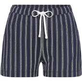 Vivance Pyjamahousut marine / valkoinen