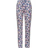 Vivance Pyjamahousut ecru / kyyhkynsininen / vaaleanoranssi