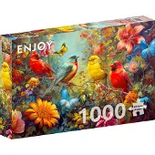 Enjoy Puzzle ENJOY Chirps and Flutters 1000p palapeli