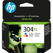 HP 304XL-mustekasetti, 7 ml, kolmivärinen