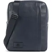 Piquadro Russel Crossbody-laukku Nahka 27 cm Sininen