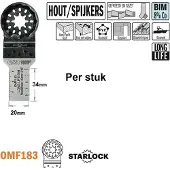 Cmt Upotussahanterä OMF183 Wood & Nails Long Life; BiM; 20 mm; 1 kpl.