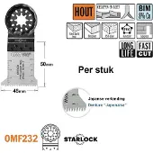 Cmt Upotussahanterä OMF232 Long Life; BiM; 45 mm; 1 kpl.