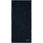 Calvin Klein Patch Chunky Rib Cotton Scarf - Black - ONE SIZE