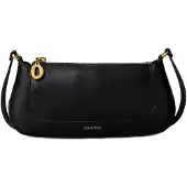 Calvin Klein Hardware Zip Crossbody - Black - ONE SIZE