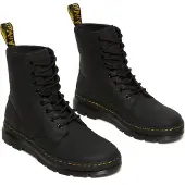 Dr. Martens Combs Leather Black Wyoming - Black - 43