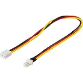Deltaco – Jatkokaapeli 3-napaisille tuulettimille, 30cm (SSI-37)