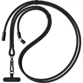 Satechi OntheGo Crossbody Lanyard Strap w/ charging cable - Black