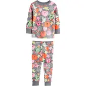 Next Yöpuku 'Halloween Snuggle' mudanvärinen / tummanoranssi / vaalea pinkki / valkoinen