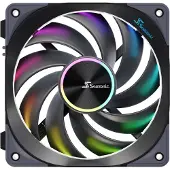 Seasonic MagFlow ARGB MAGFLOW-ARGB-1 120 mm PWM -kotelotuuletin, musta, 1 kpl