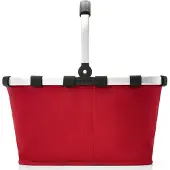 Reisenthel carrybag red, Punainen, Alumiini, Polyesteri, Kumi, Ostoskori, Yksivärinen, 22 L, 480 mm