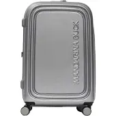 Mandarina Duck Logoduck + 4-pyöräinen vetolaukku M 69 cm Hopeanvärinen