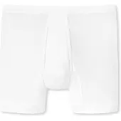 Schiesser Short Underpants With Fly, Fine Rib, White - Original Fine Rib - White - XL