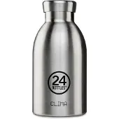 24Bottles Clima Bottle - Silver - 330 ml