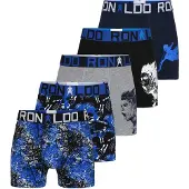 JBS Bokserit 5-pack - Musta/sininen/harmaa Lapset - Underwear, koko 4-6 years