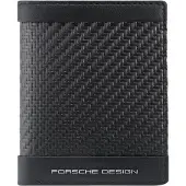Porsche Design Carbon luottokortin haltija RFID nahka 7,5 cm Musta