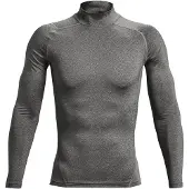 Under Armour Ua Hg Armour Comp Mock Ls - Grey - XXL