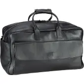 Buckle & Seam Canary Viikonloppukassi Nahka 48 cm Musta
