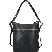 Greenburry Soft Washed Olkalaukku Nahka 29.5 cm Musta