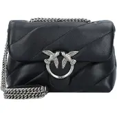 Pinko Love Puff Crossbody-laukku Nahka 21 cm Harmaa
