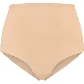 Bye Bra Sculpting Mid Waist Brief - Beige - XXL