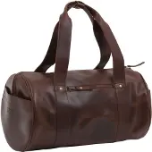 Buckle & Seam Franz Viikonloppukassi Nahka 23 cm Ruskea