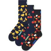 Happy socks 3-Pack Food Socks Gift Set - Navy - 41-46