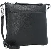 Abro Adria Crossbody-laukku Nahka 26 cm Musta