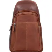 Esquire Dallas Crossbody-laukku Nahka 20 cm Ruskea