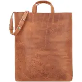 Harold's Paperbag Shopperit Nahka 33 cm Ruskea