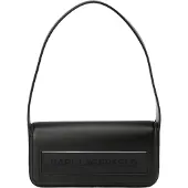 Karl Lagerfeld Ikon K Olkalaukku Nahka 24 cm Musta