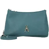 Patrizia pepe Tris Crossbody-laukku Nahka 22 cm Vihreä