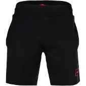 HUGO for man. 50525247 Shorts Cotton elastic logo framed logo black (S), Casual