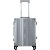 Aleon Domestic Carry-On 4-pyöräinen Käsimatkatavara S 53 cm Kannettavan tietokoneen taskun syvyys Harmaa
