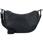 Mandarina Duck Mellow Leather Crossbody-laukku Nahka 33 cm Musta