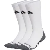 Adidas Urheilusukat 'Performance Grip CLIMACOOL Cushioned Crew 3 Pairs' harmaa / musta / valkoinen