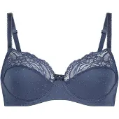 Hunkemoller Sophie Non-Padded Underwired Bra - Blue - 75 C