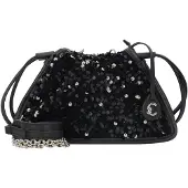 Coccinelle Dulse Crossbody-laukku Nahka 23 cm Musta