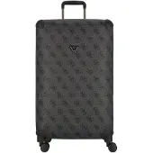 GUESS Berta 4-pyöräinen vetolaukku 77 cm Laajennettava Musta
