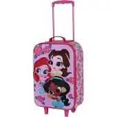 KARACTERMANIA Disney Princess Flowers Soft 3d Matkalaukku