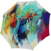 Doppler Elegance Boheme Pitkävartinen sateenvarjo 90 cm Vihreä