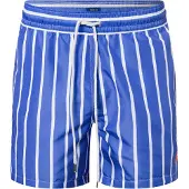 Ralph Lauren 4.5-Inch Traveler Slim Fit Swim Trunk - Blue - S