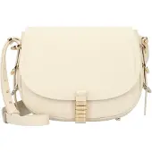 Pinko Saddle Crossbody-laukku Nahka 22 cm Valkoinen