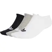 Adidas Sukat 'Liner 3 Pairs' meleerattu harmaa / musta / valkoinen