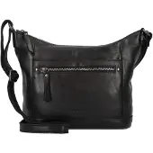 Greenburry Colombiana Crossbody-laukku Nahka 27 cm Musta