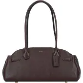 Coach Glazed Leather Empire Carryall 34 - Brown - ONE SIZE