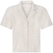 Hunkemoller Jacket Linen Check - Beige - L