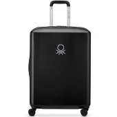 DELSEY PARIS x United Colors of Benetton 4-pyöräinen vetolaukku M 66 cm Musta